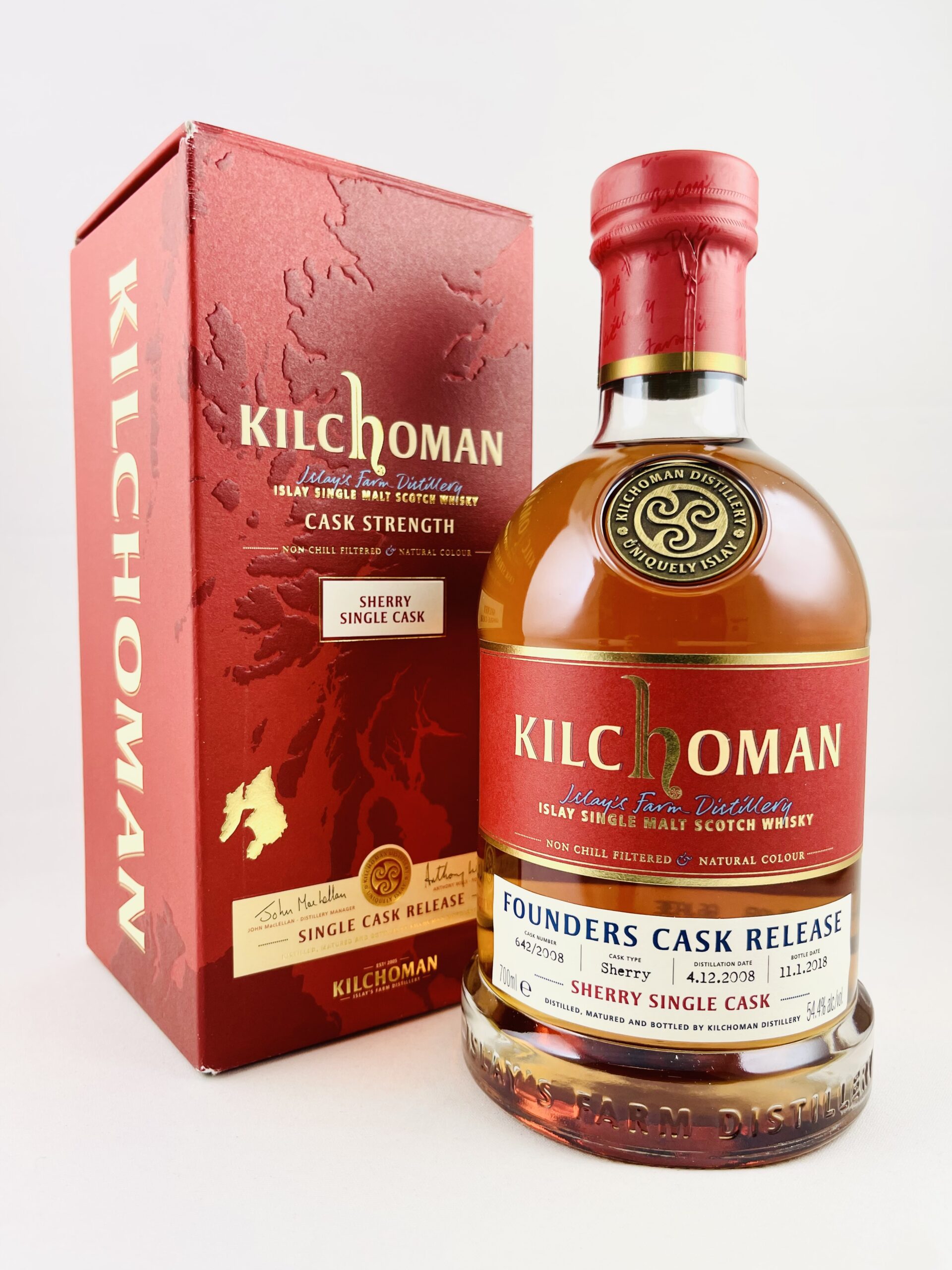 Kilchoman 2008 9 Year Old Founders Cask Release