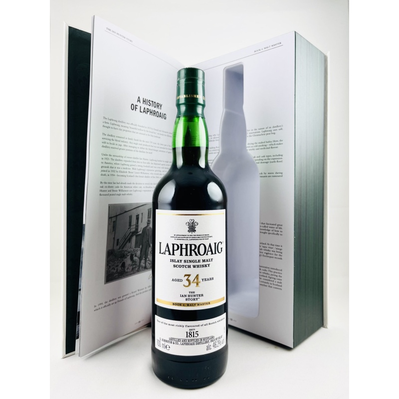 Laphroaig The Ian Hunter Story Book 4 Malt Masters 1987 34 Year Old